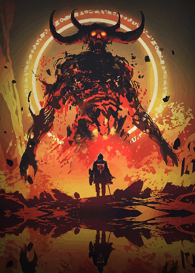 Epic Battle Warrior Demon