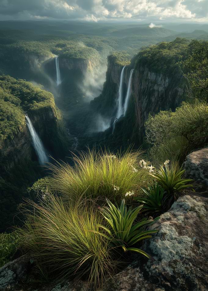 Majestic Waterfalls
