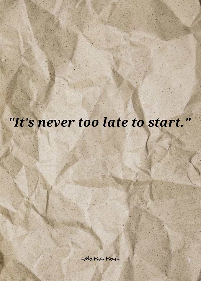 Motivational Quote on Crumpled Paper