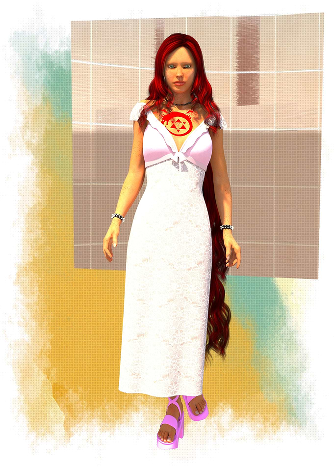 Rina in White