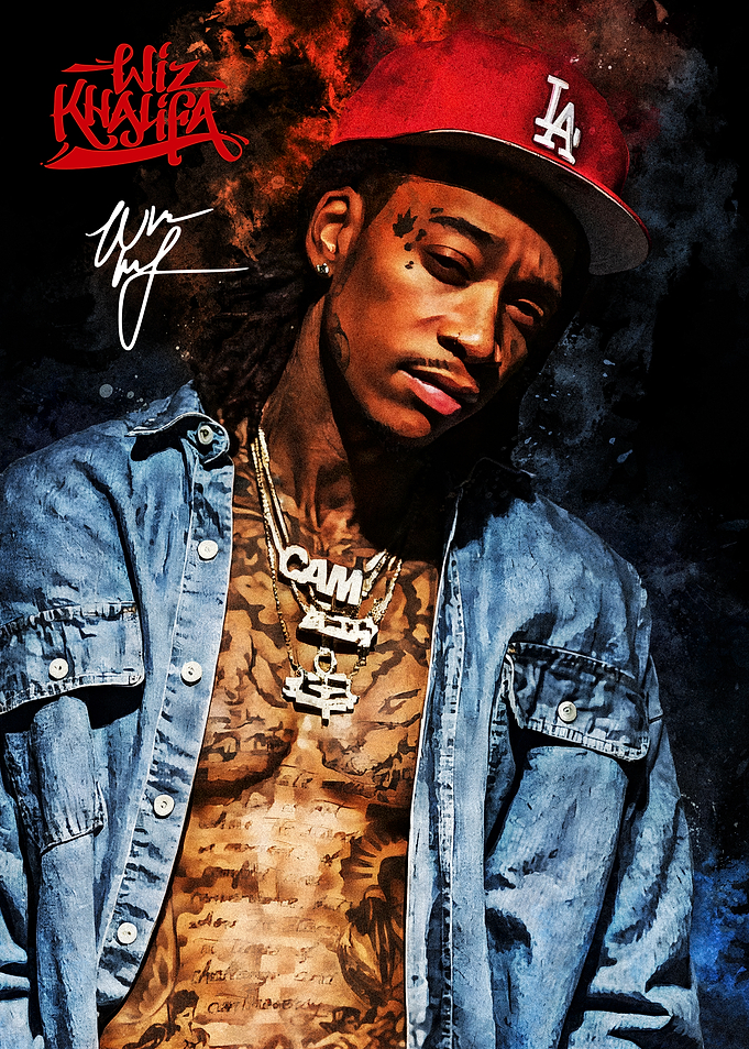 Wiz Khalifa Portrait