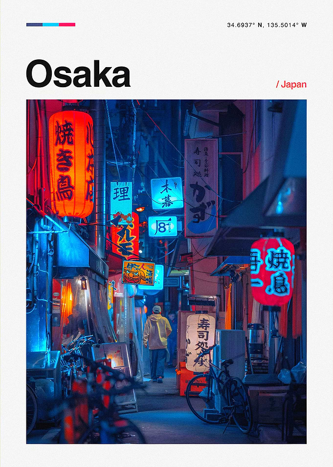 Osaka Japan Street Photography