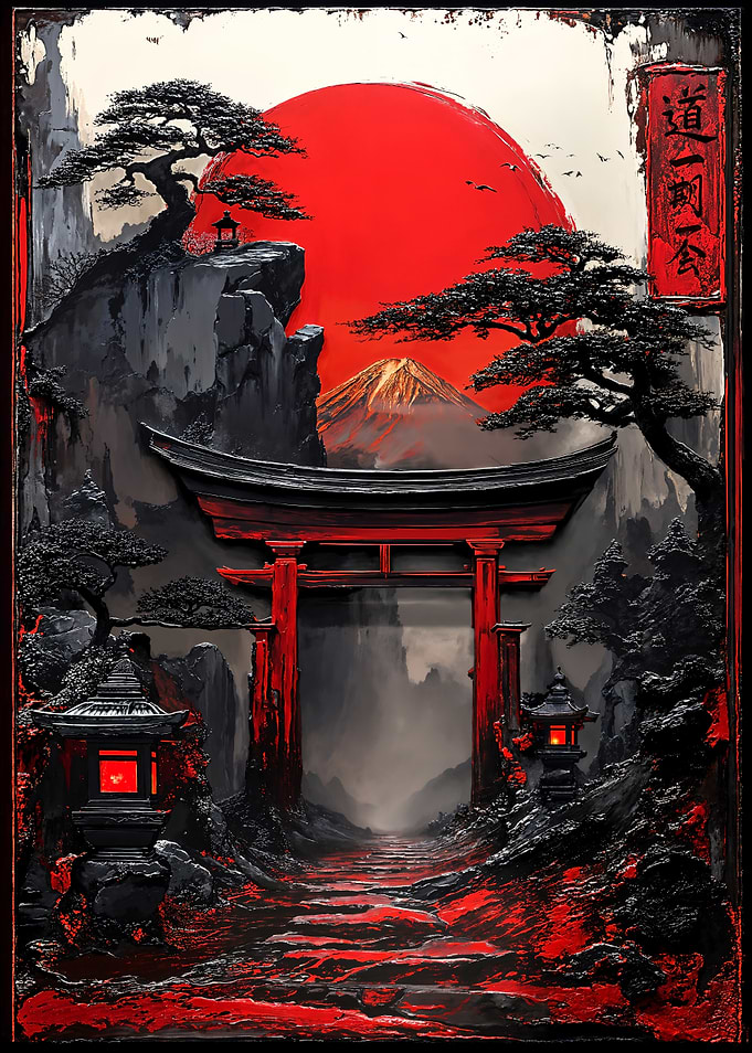 Beyond the Crimson Torii
