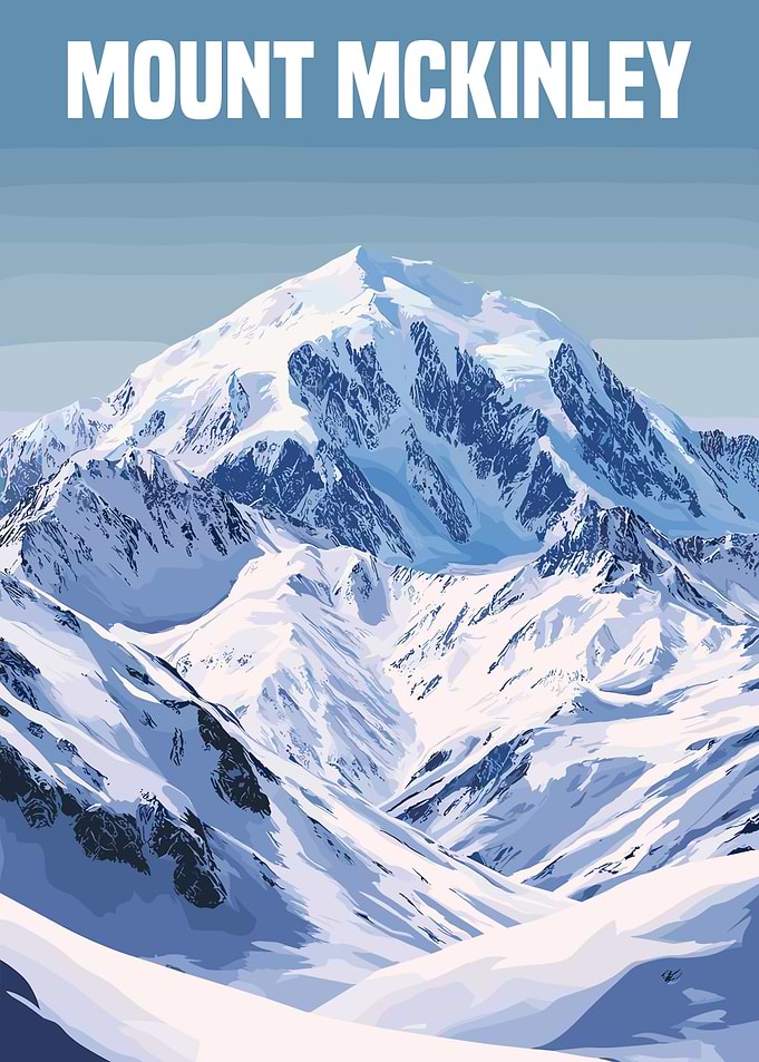 Mount McKinley mountaineering scenery