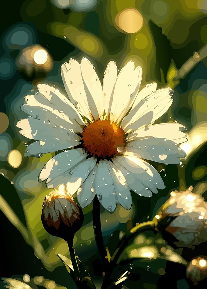 Daisy in Sunlight