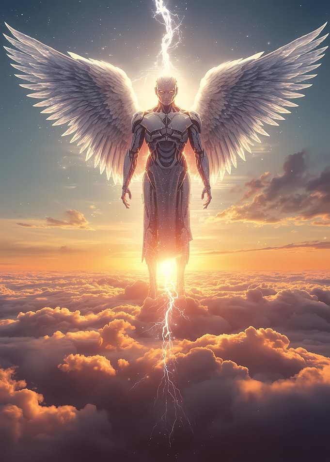 Cybernetic Angel in the Sky