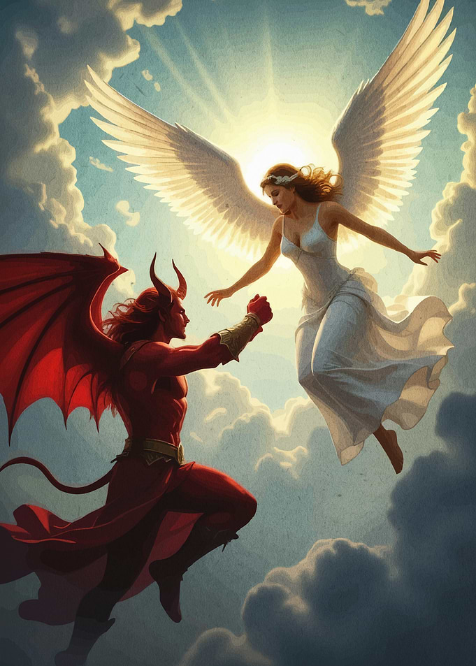 Angel and Devil Sky
