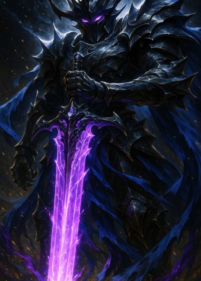 Dark Knight with Sword