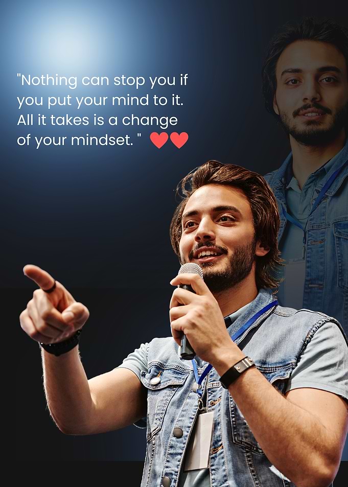 Motivational Speech with Positive Quote