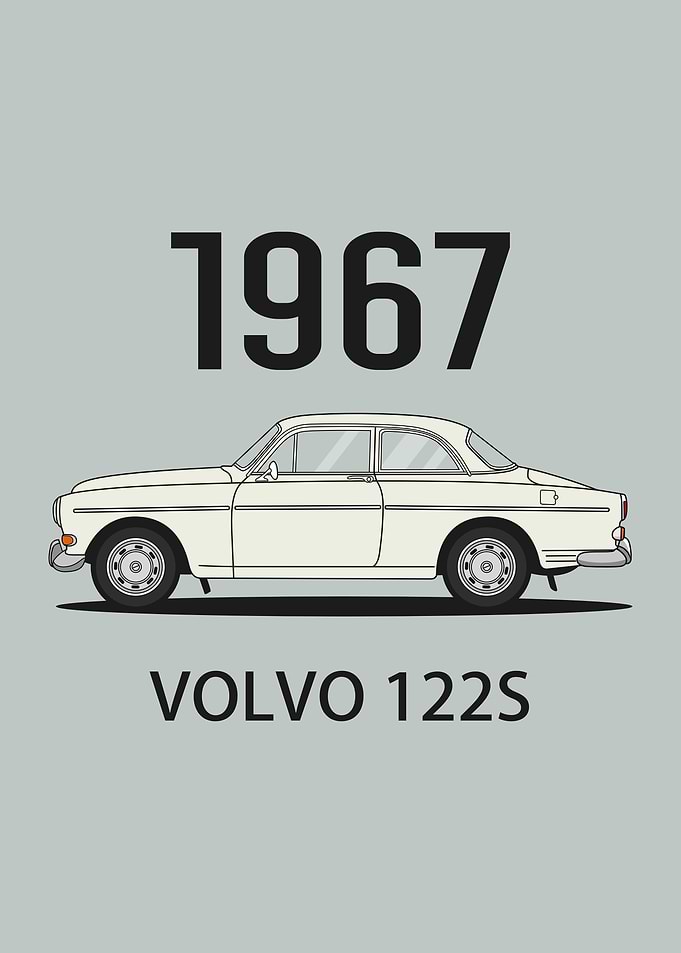 1967 Classic Cars Illustration