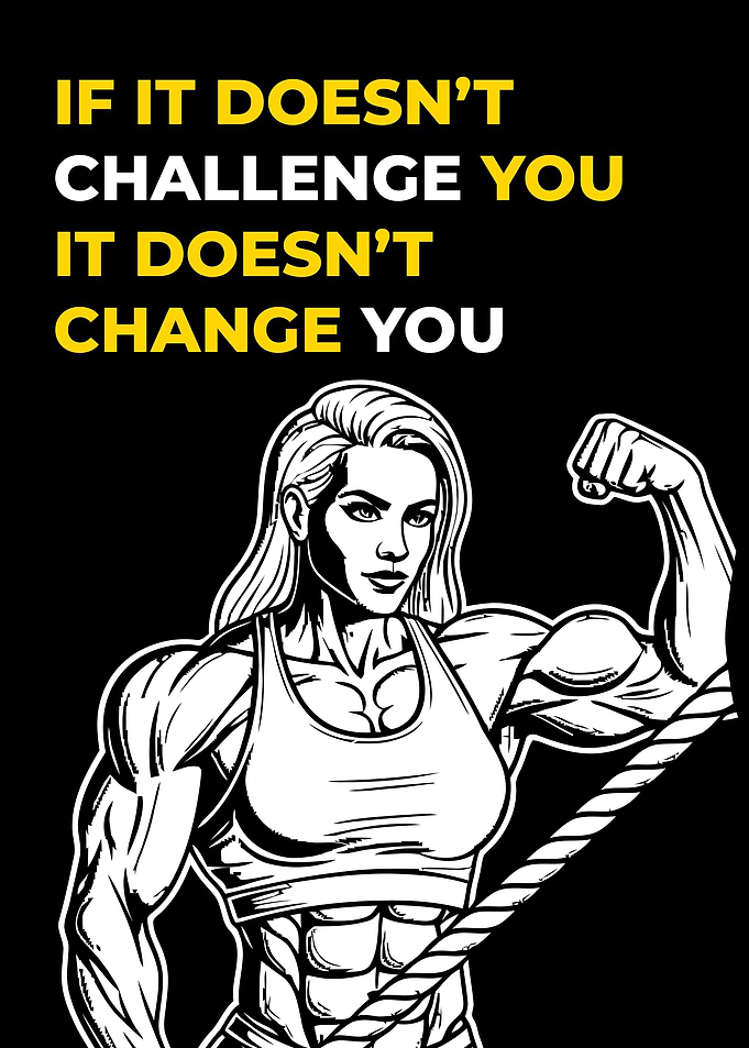 Fitness Motivation: Challenge and Change. Gym Motivation