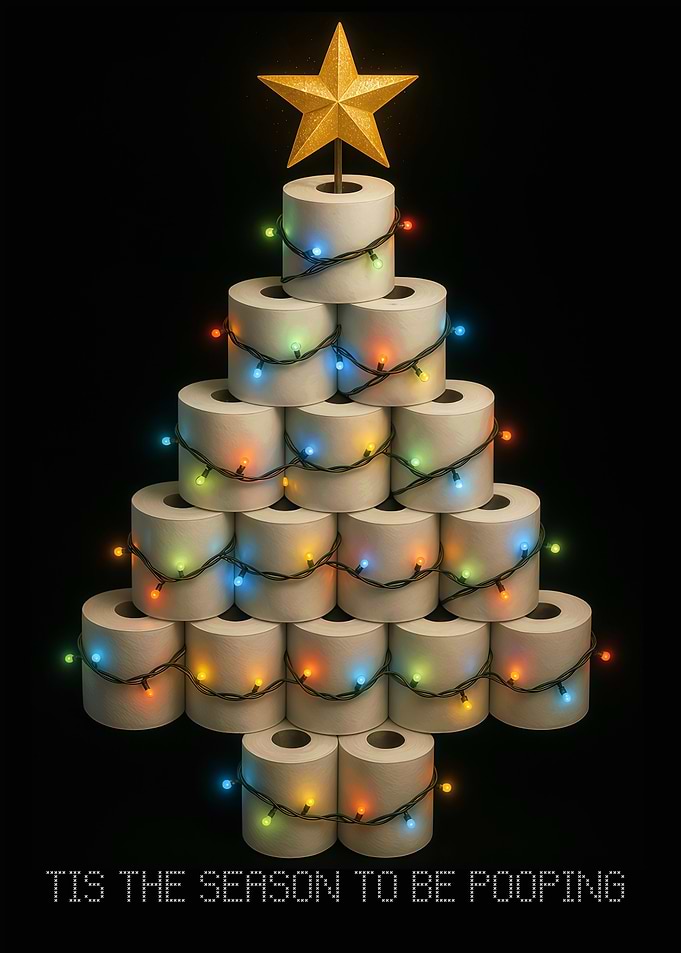 Toilet Paper Christmas Tree