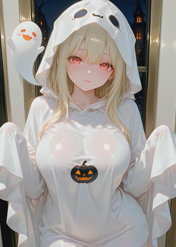 Anime Girl Ghost Costume Halloween