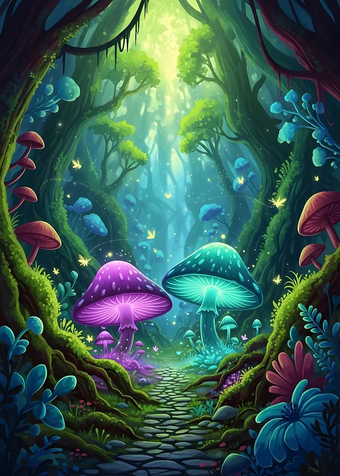 Enchanted Mushroom Forest