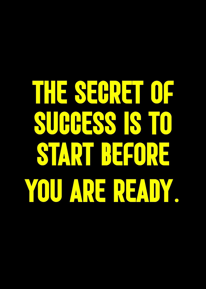 Secret of Success Quote