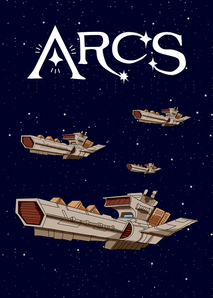 ARCS Spacecraft Fleet in Starry Sky