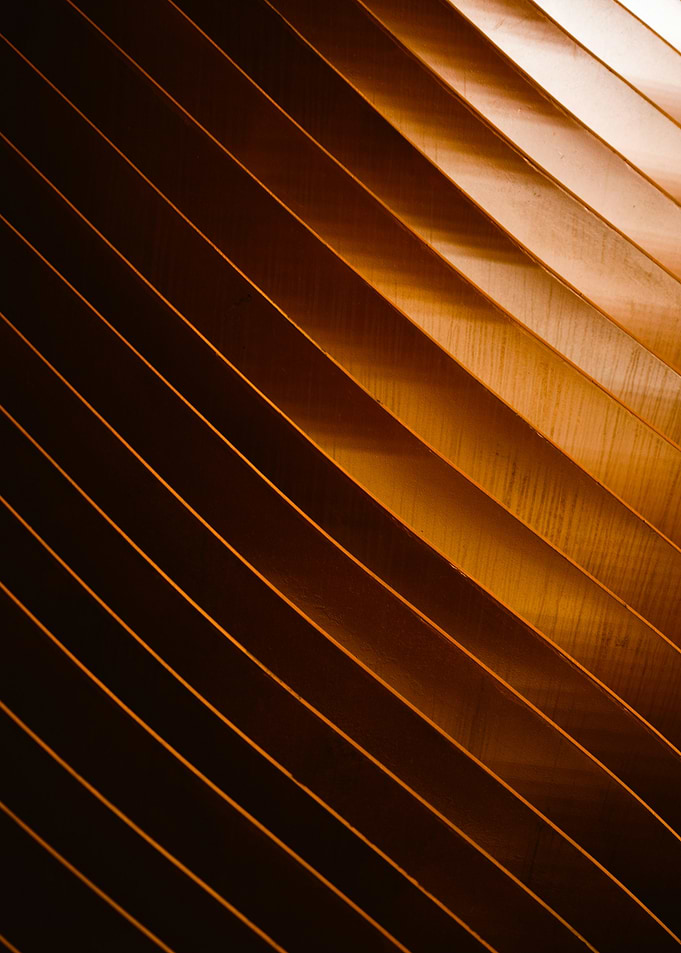 Abstract Diagonal Bronze Lines