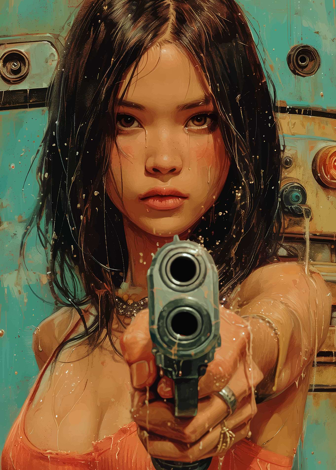 Woman with Gun
