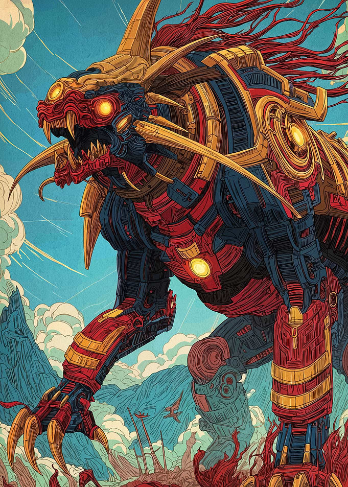 Mechanical Dragon Monster