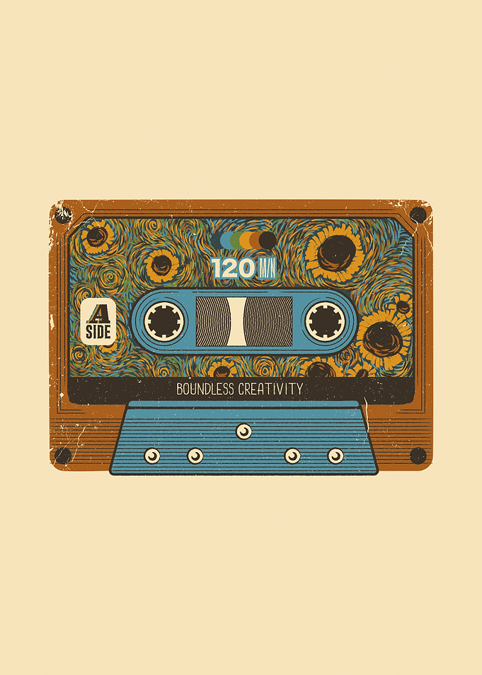 Sunflowers and Nostalgia Cassette Tape