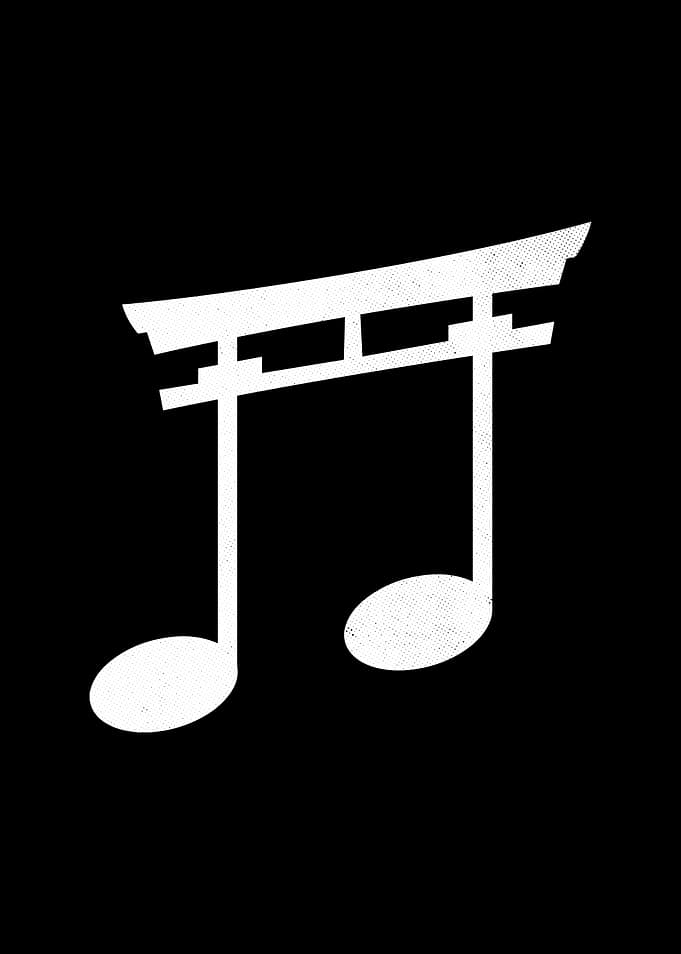 Japan Song Musical Note Zen Temple