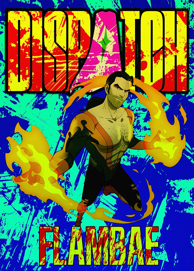 Dispatch Flambae Comic Book Cover Art