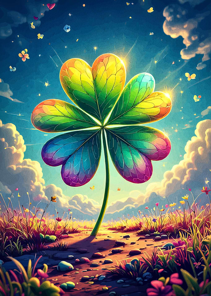 Rainbow Clover Field