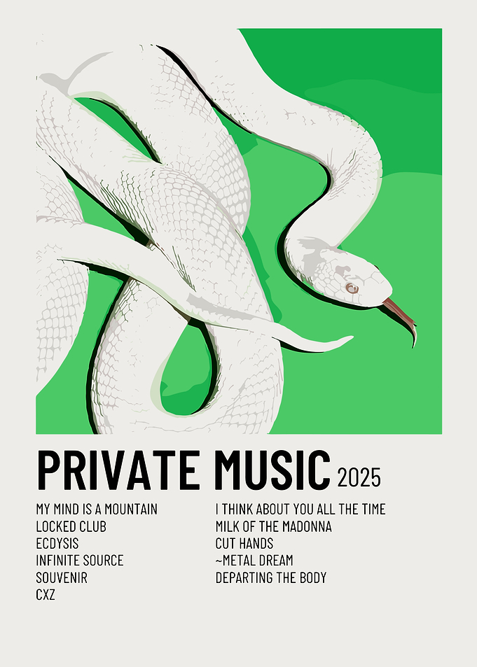 Private Music 2025 Album Cover Art