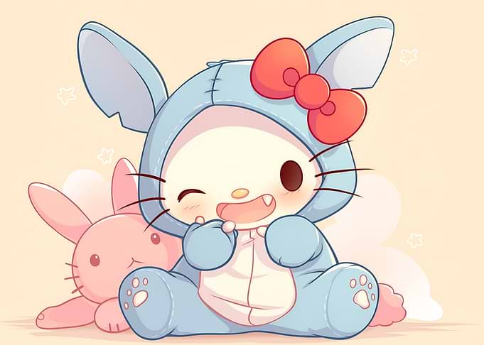 Hello Kitty in Bunny Costume