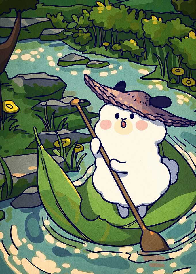 Animal Leaf Boat