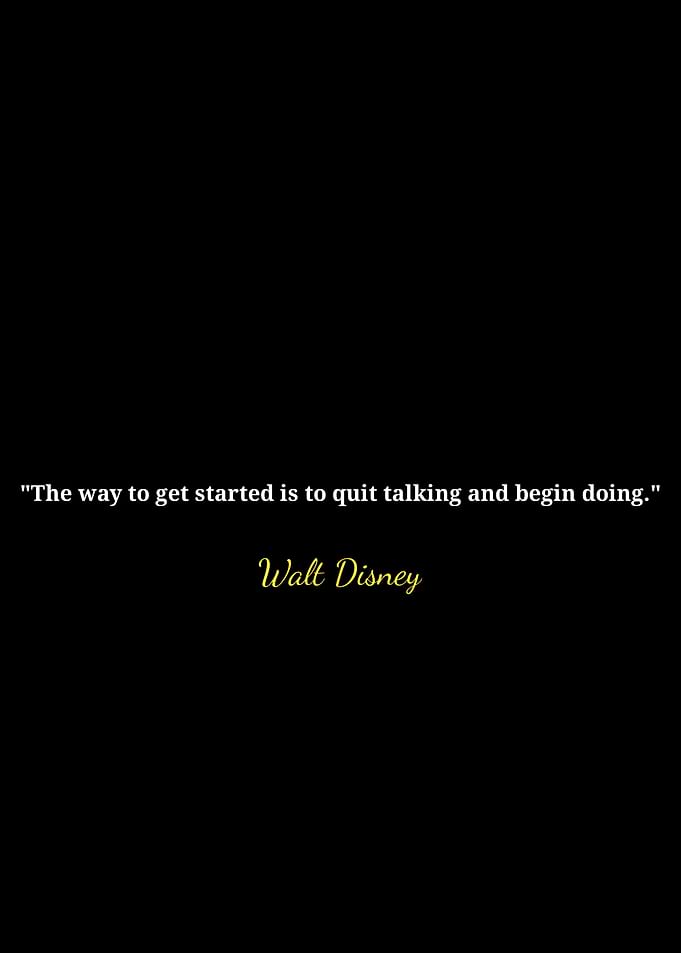 Walt Disney Inspirational Quote