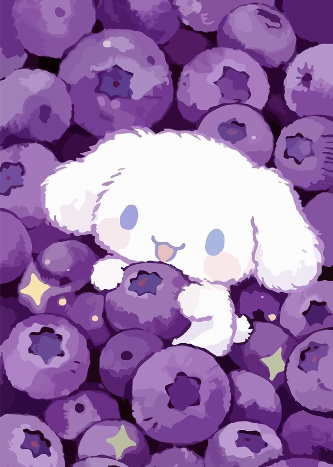 Cinnamoroll in a Blueberry Patch