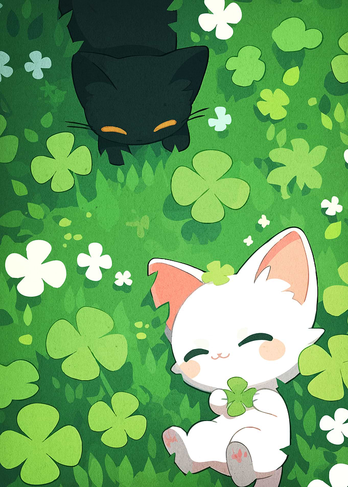 Cats Clover Field