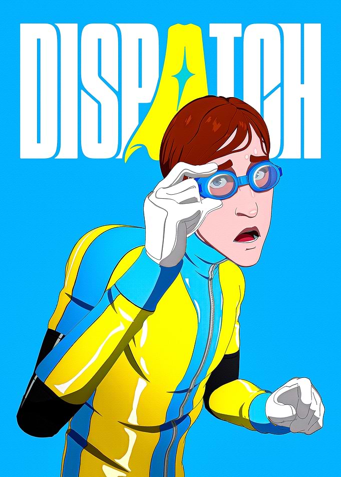 Dispatch Cartoon Character with Goggles