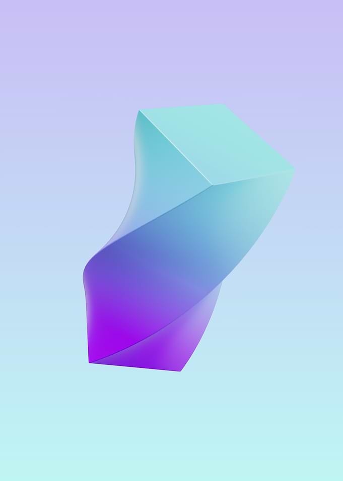 Abstract Twisted Geometric Shape