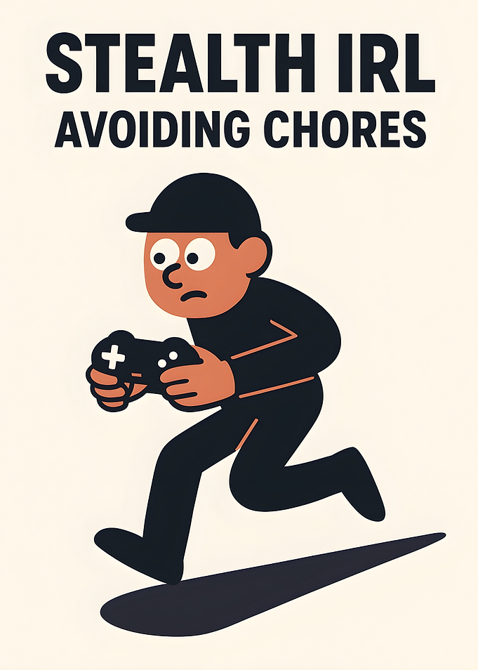 Stealth IRL Avoiding Chores