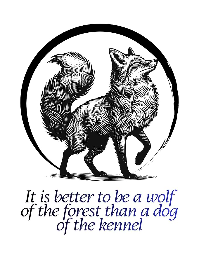 Wolf of the Forest Illustration