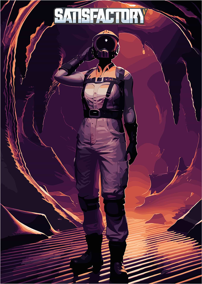 Satisfactory Character in Cave