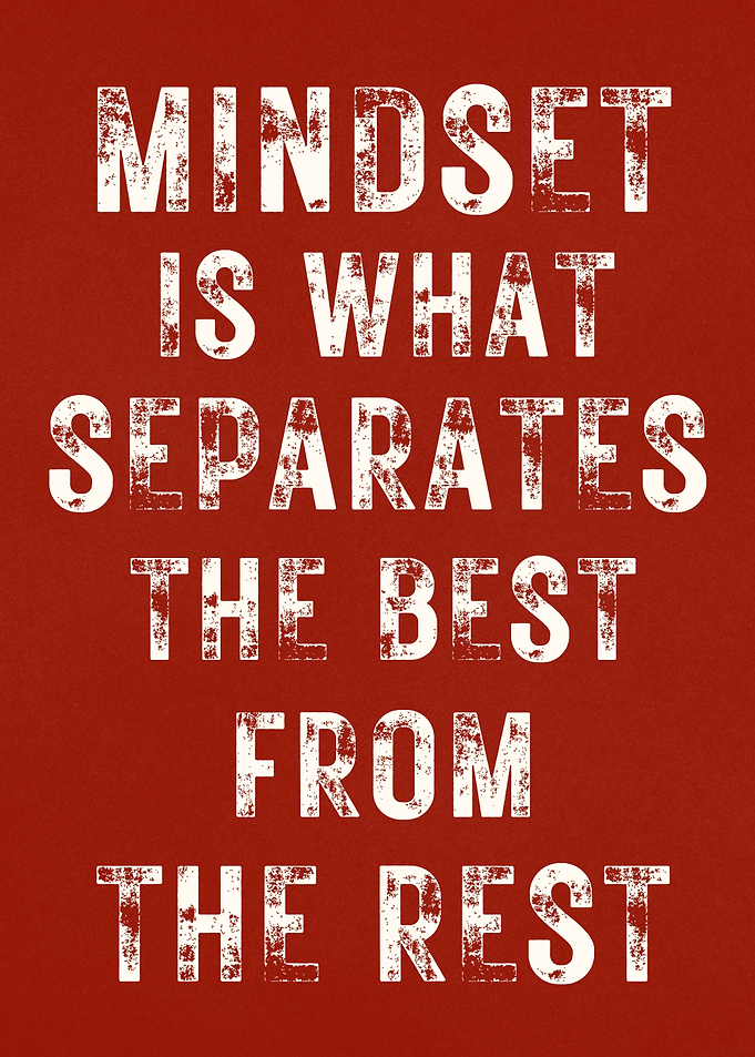 Mindset Separates The Best Motivational Quote