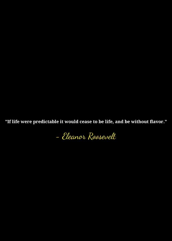 Eleanor Roosevelt Quote on Black