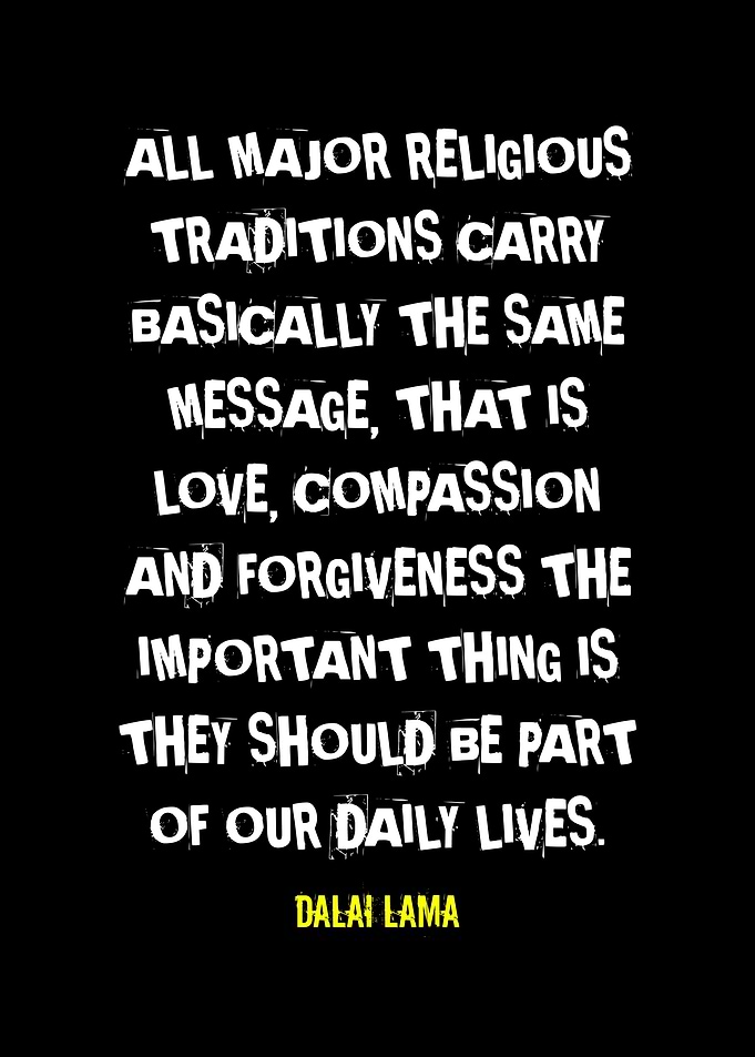 Dalai Lama Quote on Religious Traditions