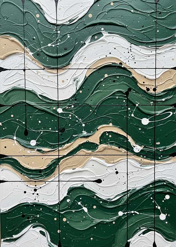 Abstract Wave Painting