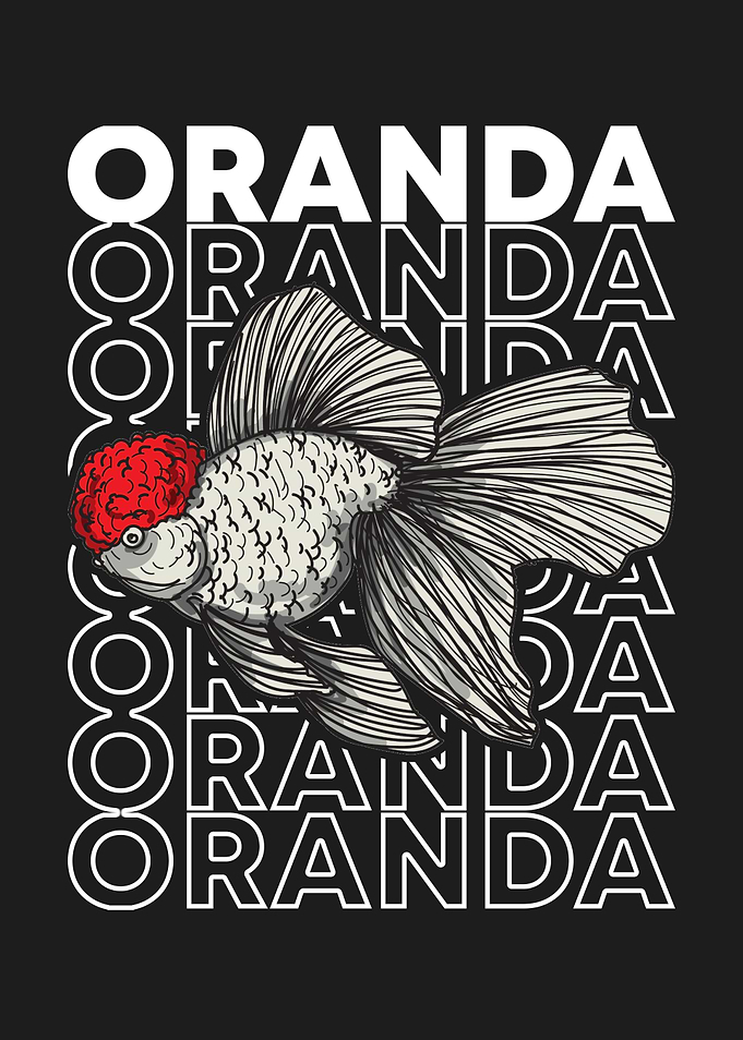 Oranda Goldfish Fish Keeper Poster