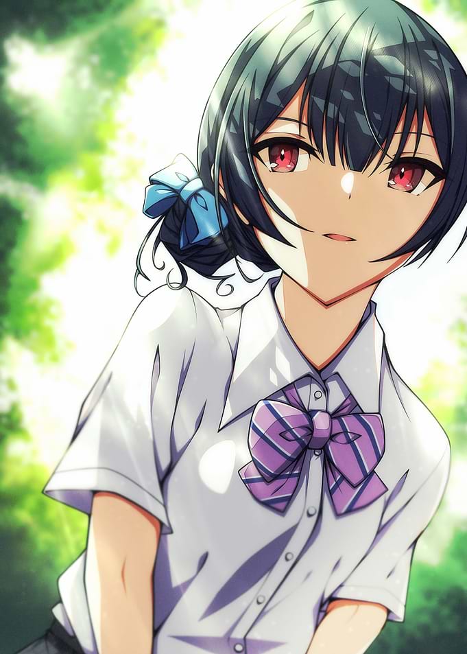 Anime Girl in School Uniform