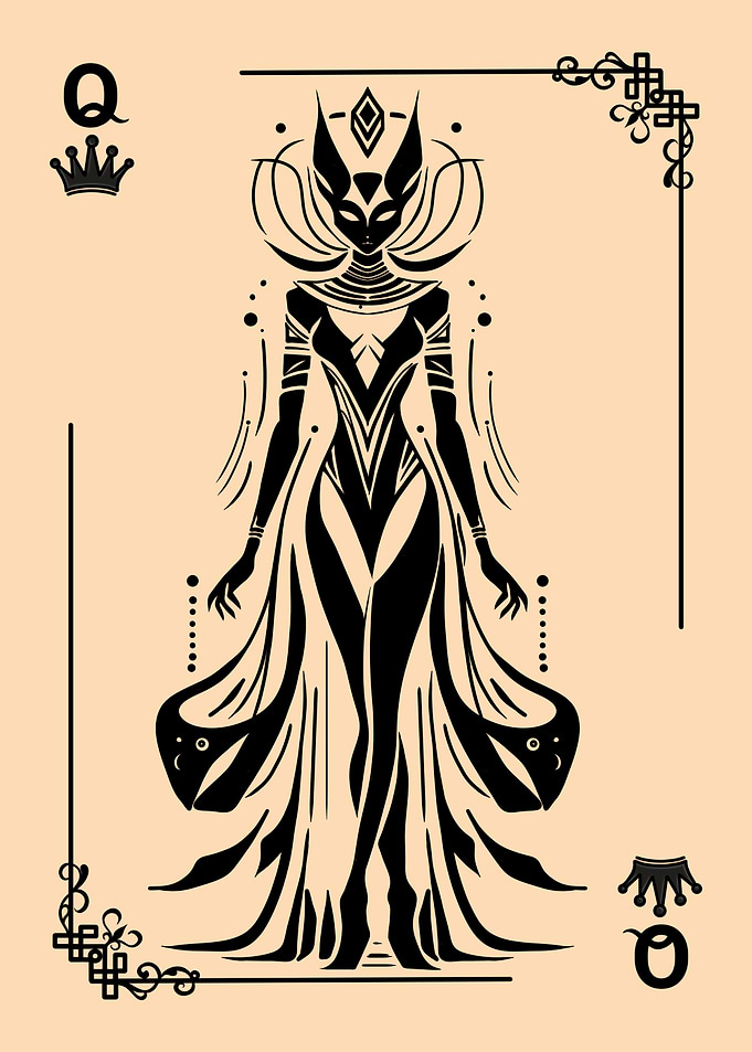 Queen of the Egypt Card