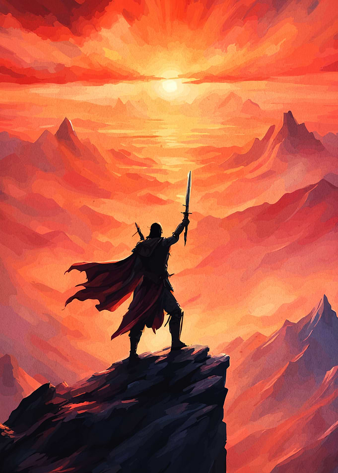 Warrior Peak Sunset