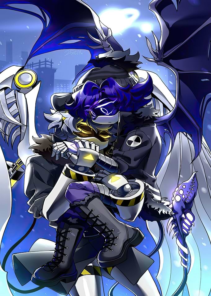 Murder Drones: N and Uzi Hugging