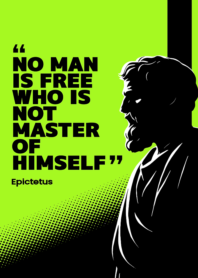 Epictetus Quote Poster