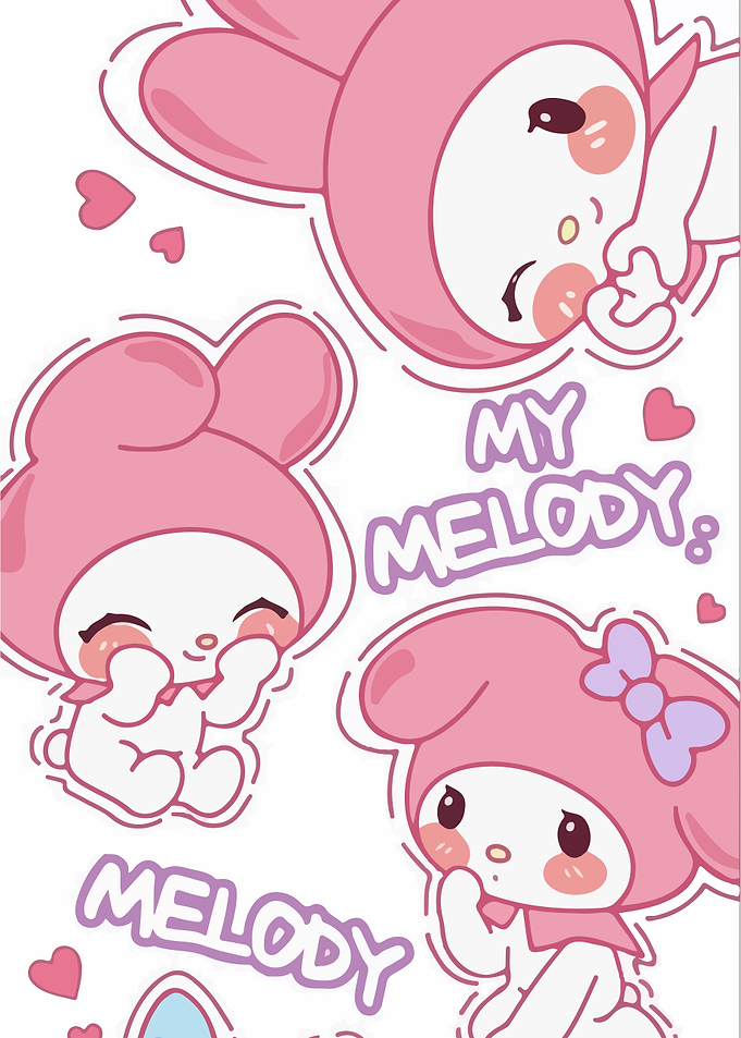 My Melody Cartoon Pattern