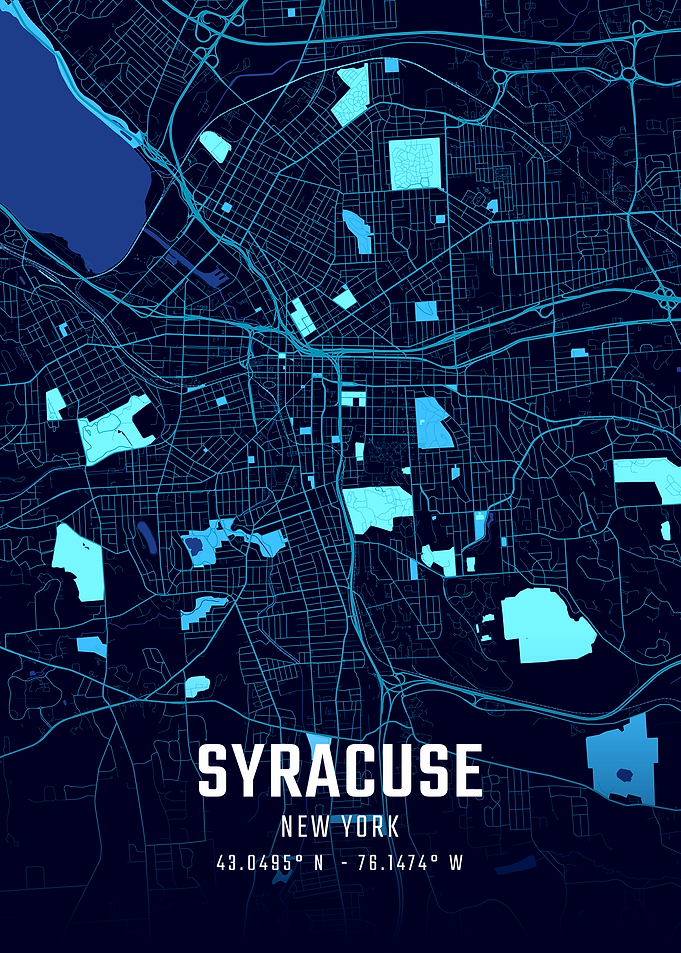 Syracuse Midnight City Map